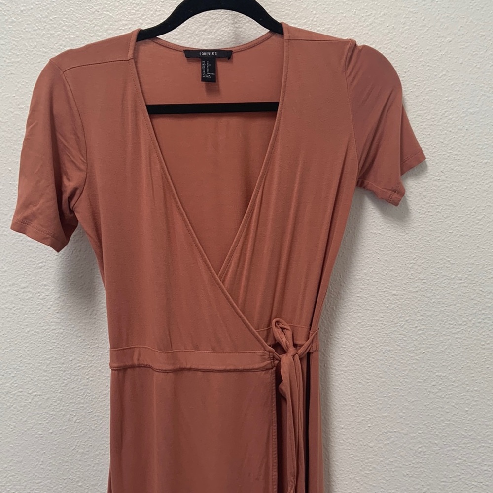 Midi wrap dress